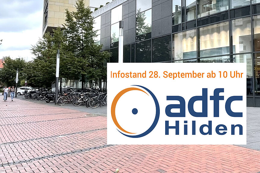 Infostand Hilden Info für Radler in Hilden