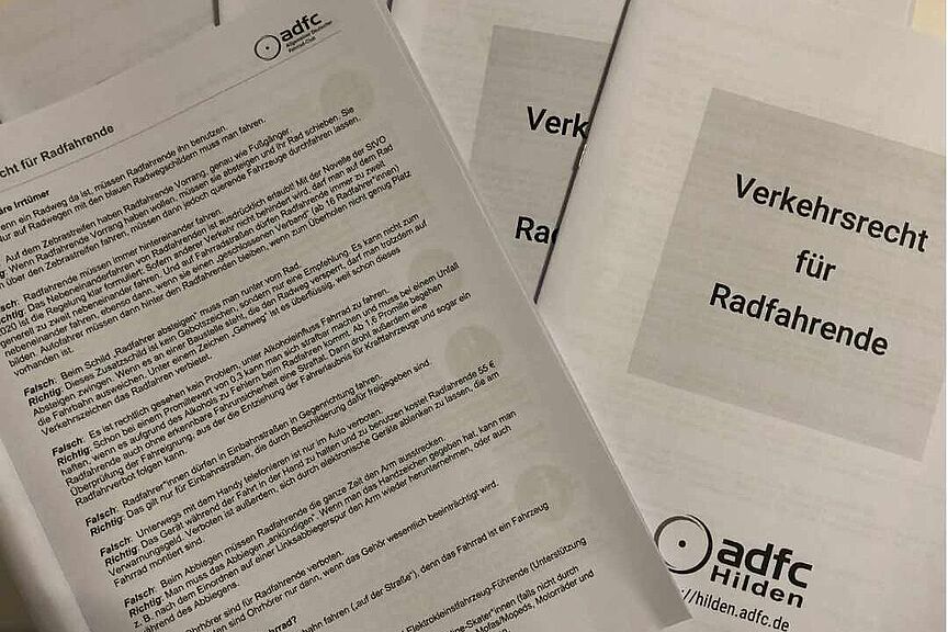 Verkehrsrecht für Radfahrende Drucksache