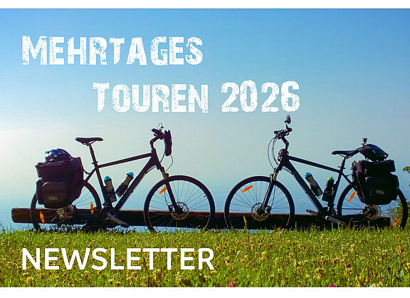 Hinweis auf Radreisen adfc im neanderland