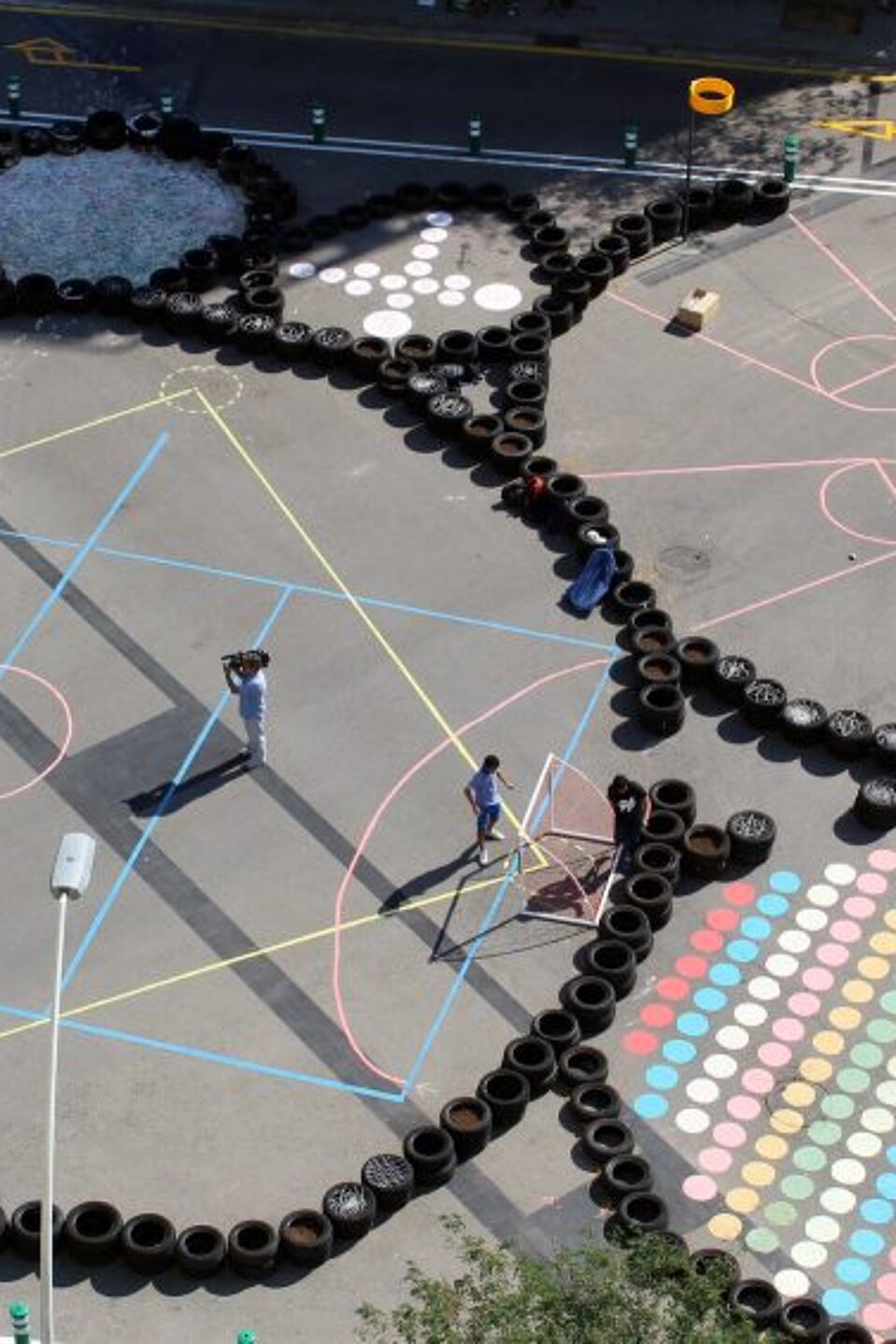 Superblock in Barcelona - auch konnten sich Bürger:innen und Zivilgesellschaft einbringen.