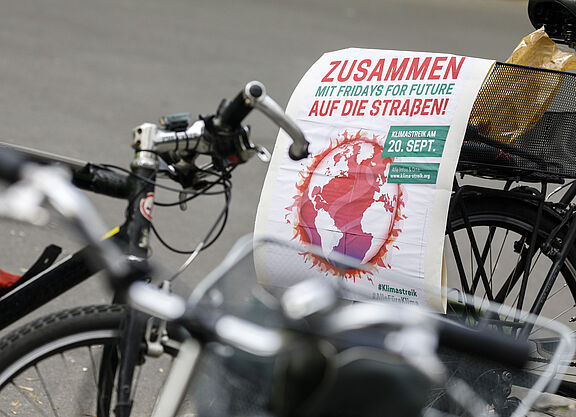 Fahrrad beim Globalen Klimastreik ADFC