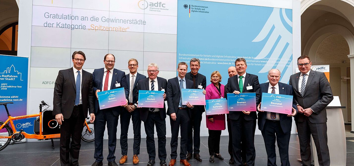Die Spitzenreiter der jeweiligen Stadtgrößenklassen.