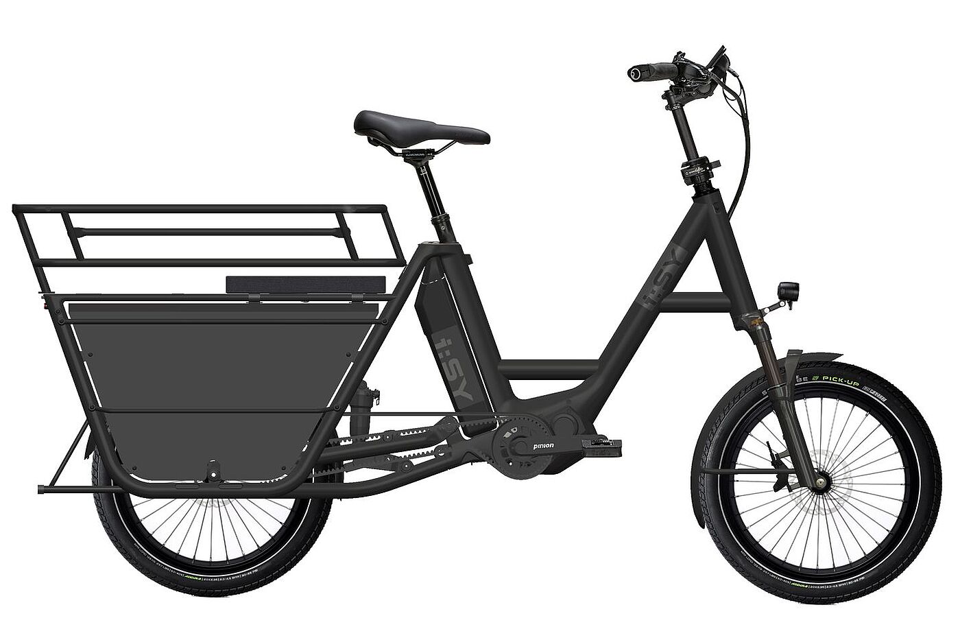 Freisteller des Fahrrads Longtail isy cargo